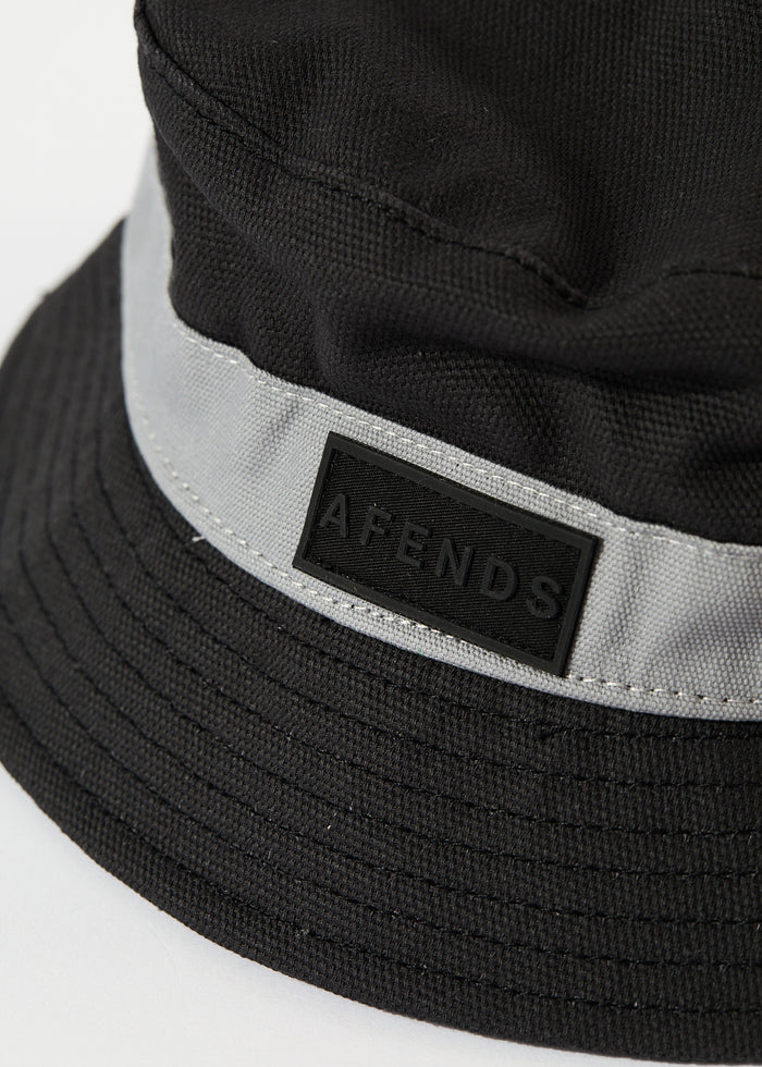Afends Unisex Foreword - Organic Bucket Hat - Charcoal - Sustainable Clothing - Streetwear