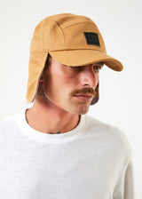 Afends Unisex Colby - Hemp Flap 5 Panel Cap - Chestnut - Afends unisex colby   hemp flap 5 panel cap   chestnut   sustainable clothing   streetwear