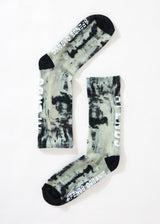 Afends Unisex Smoke - Organic Crew Socks - Bone - Afends unisex smoke   organic crew socks   bone   sustainable clothing   streetwear