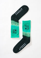 Afends Unisex Homebound - Hemp Crew Socks - Mint - Afends unisex homebound   hemp crew socks   mint   sustainable clothing   streetwear