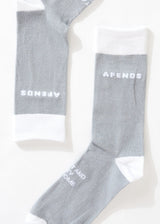 Afends Unisex Build It - Hemp Crew Socks - Grey - Afends unisex build it   hemp crew socks   grey   sustainable clothing   streetwear