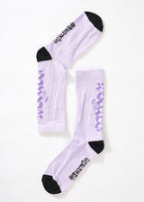 Afends Unisex Tracks - Recycled Crew Socks - Tulip - Afends unisex tracks   recycled crew socks   tulip   sustainable clothing   streetwear