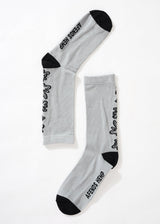 Afends Unisex Fixative - Hemp Crew Socks - Shadow - Afends unisex fixative   hemp crew socks   shadow   sustainable clothing   streetwear