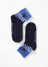 Afends Unisex Moonshadow - Hemp Crew Socks - Plum - Afends unisex moonshadow   hemp crew socks   plum   sustainable clothing   streetwear