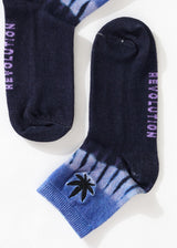 Afends Unisex Moonshadow - Hemp Crew Socks - Plum - Afends unisex moonshadow   hemp crew socks   plum   sustainable clothing   streetwear