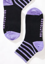 Afends Unisex Donnie - Hemp Crew Socks - Plum - Afends unisex donnie   hemp crew socks   plum   sustainable clothing   streetwear