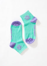 Afends Unisex Ava - Hemp Crew Socks - Mint - Afends unisex ava   hemp crew socks   mint   sustainable clothing   streetwear