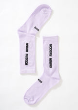 Afends Unisex Crypto - Organic Crew Socks - Tulip - Afends unisex crypto   organic crew socks   tulip   sustainable clothing   streetwear