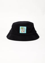 Afends Unisex Connection - Hemp Fleece Bucket Hat - Black - Afends unisex connection   hemp fleece bucket hat   black   sustainable clothing   streetwear