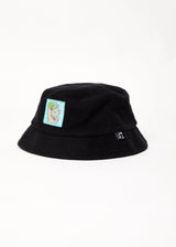 Afends Unisex Connection - Hemp Fleece Bucket Hat - Black - Afends unisex connection   hemp fleece bucket hat   black   sustainable clothing   streetwear