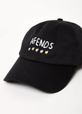 Afends Unisex Flowers - Recycled Baseball Cap - Black - Afends unisex flowers   recycled baseball cap   black   sustainable clothing   streetwear
