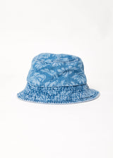 Afends Unisex Billie - Hemp Denim Floral Bucket Hat - Floral Blue - Afends unisex billie   hemp denim floral bucket hat   floral blue   sustainable clothing   streetwear