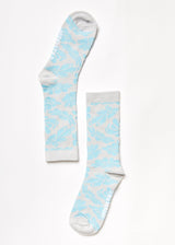 Afends Unisex Billie - Hemp Crew Socks - Smoke Blue - Afends unisex billie   hemp crew socks   smoke blue   sustainable clothing   streetwear
