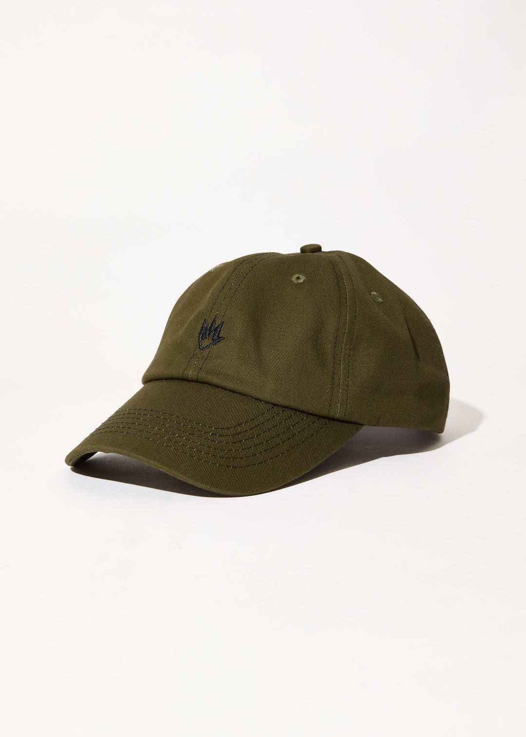 Afends Mens Core - Recycled Six Panel Cap - Military - Sustainable Clothing - Streetwear