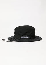 Afends Mens Outline - Recycled Bucket Hat - Black - Afends mens outline   recycled bucket hat   black   sustainable clothing   streetwear