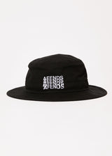 Afends Mens Limits -  Bucket Hat - Black - Afends mens limits    bucket hat   black   sustainable clothing   streetwear