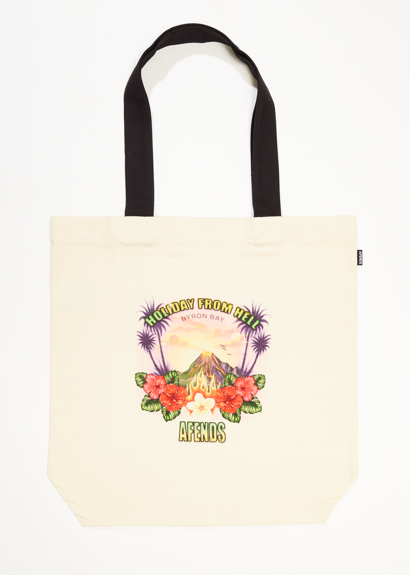 Afends Mens Holiday - Unisex  Tote Bag - Sand