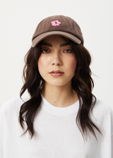 Afends Womens Alohaz - Panelled Cap - Coffee - Afends womens alohaz   panelled cap   coffee   sustainable clothing   streetwear