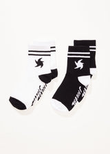 Afends Womens Estrella - Socks Two Pack - Multi - Afends womens estrella   socks two pack   multi   sustainable clothing   streetwear