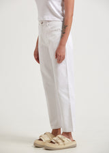Afends Womens Shelby - Hemp Twill Wide Leg Pants - White - Afends womens shelby   hemp twill wide leg pants   white   sustainable clothing   streetwear