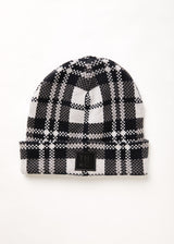 Afends Unisex Asta - Hemp Check Knit Beanie - Steel - Afends unisex asta   hemp check knit beanie   steel   sustainable clothing   streetwear
