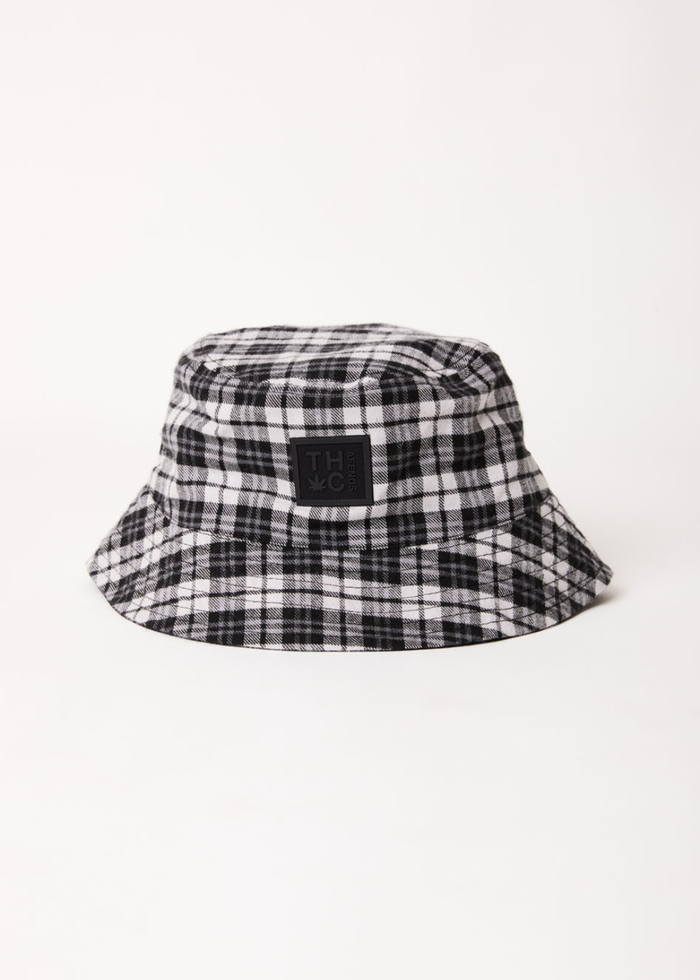 Afends Unisex Asta - Hemp Reversible Bucket Hat - Steel - Sustainable Clothing - Streetwear