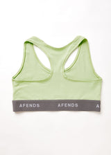 Afends Womens Molly - Hemp Sports Crop - Lime Green - Afends womens molly   hemp sports crop   lime green   sustainable clothing   streetwear