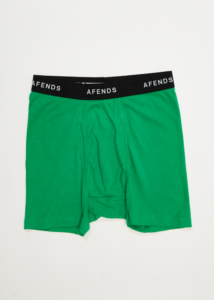 Afends Mens Absolute - Hemp Boxer Briefs - Forest - Sustainable Clothing - Streetwear