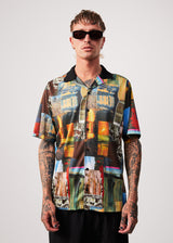 Afends Mens Boulevard - Recycled Short Sleeve Shirt - Multi - Afends mens boulevard   recycled short sleeve shirt   multi   sustainable clothing   streetwear