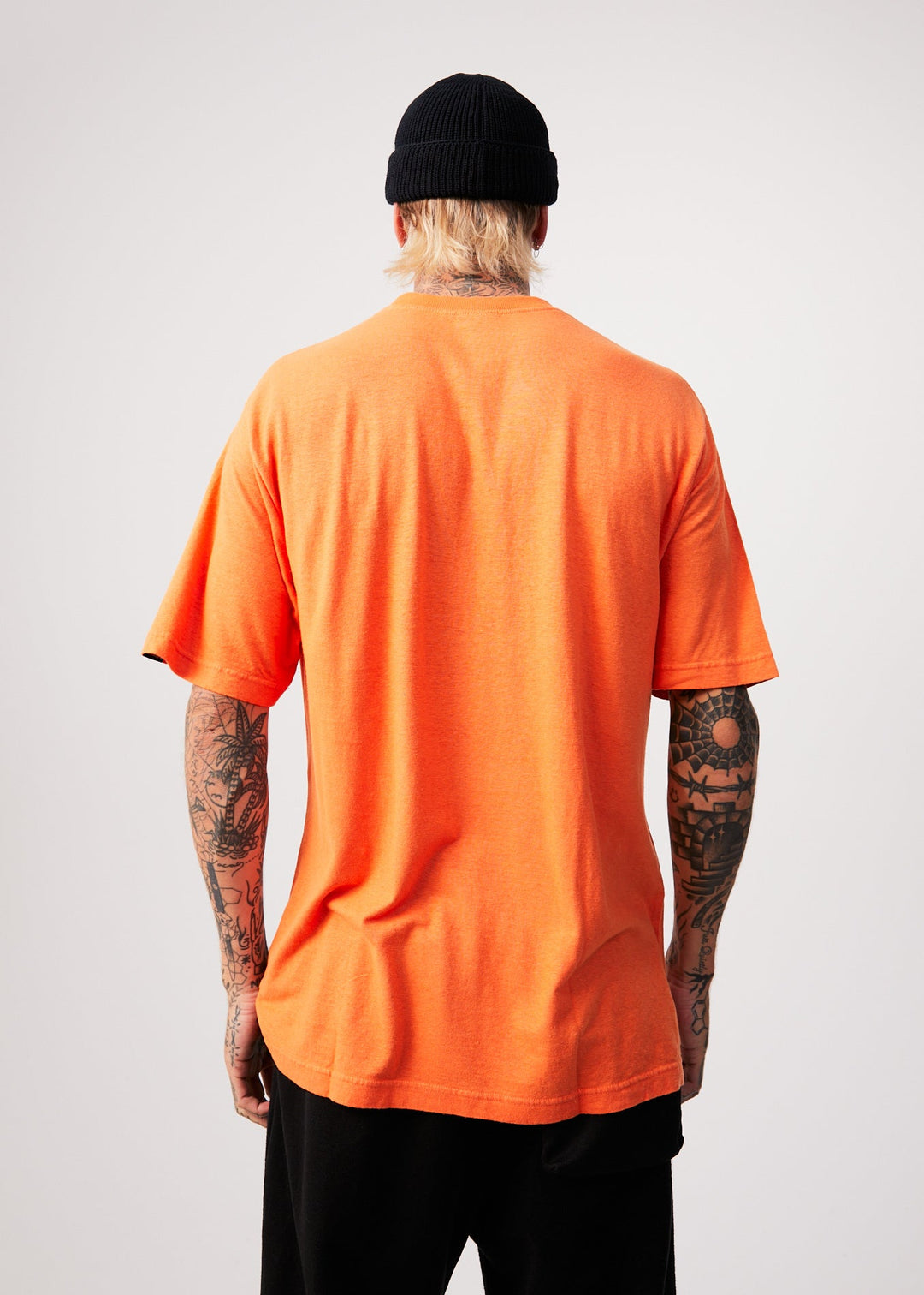 Afends Mens Classic - Hemp Retro T-Shirt - Sunset - Sustainable Clothing - Streetwear