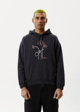 Afends Mens Dazed - Graphic Hoodie - Charcoal - Afends mens dazed   graphic hoodie   charcoal   sustainable clothing   streetwear