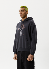 Afends Mens Dazed - Graphic Hoodie - Charcoal - Afends mens dazed   graphic hoodie   charcoal   sustainable clothing   streetwear