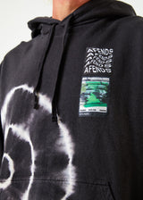 Afends Mens Echo - Hemp Hoodie - Black - Afends mens echo   hemp hoodie   black   sustainable clothing   streetwear