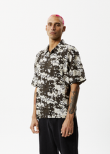 Afends Mens Jungle - Hemp Short Sleeve Shirt - Earth Camo - Afends mens jungle   hemp short sleeve shirt   earth camo   sustainable clothing   streetwear