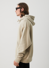 Afends Mens Luxury - Recycled Hoodie - Cement - Afends mens luxury   recycled hoodie   cement   sustainable clothing   streetwear