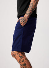 Afends Mens Ninety Twos - Recycled Chino Shorts - Seaport - Afends mens ninety twos   recycled chino shorts   seaport   sustainable clothing   streetwear