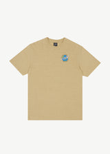 Afends Mens Orbital - Retro Graphic T-Shirt - Camel - Afends mens orbital   retro graphic t shirt   camel   sustainable clothing   streetwear