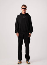 Afends Mens Spaced - Recycled Hoodie - Black - Afends mens spaced   recycled hoodie   black   sustainable clothing   streetwear