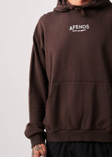 Afends Mens Spaced - Recycled Hoodie - Coffee - Afends mens spaced   recycled hoodie   coffee   sustainable clothing   streetwear