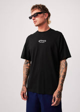 Afends Mens Spaced - Recycled Retro T-Shirt - Black - Afends mens spaced   recycled retro t shirt   black   sustainable clothing   streetwear