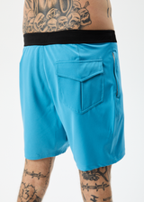 Afends Mens Vortex - Recycled Fixed Waist Boardshorts - Dark Teal - Afends mens vortex   recycled fixed waist boardshorts   dark teal   sustainable clothing   streetwear
