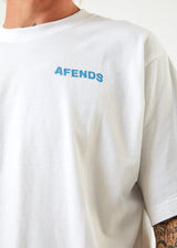 Afends Mens Vortex - Recycled Retro T-Shirt - White - Afends mens vortex   recycled retro t shirt   white   sustainable clothing   streetwear