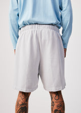 Afends Unisex Conditional - Unisex Organic Sweat Shorts - Smoke - Afends unisex conditional   unisex organic sweat shorts   smoke   sustainable clothing   streetwear