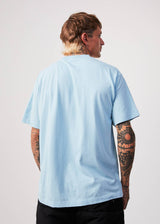 Afends Unisex Conditional - Unisex Oversized T-Shirt - Sky Blue - Afends unisex conditional   unisex oversized t shirt   sky blue   sustainable clothing   streetwear
