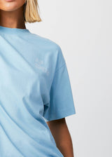 Afends Unisex Conditional - Unisex Oversized T-Shirt - Sky Blue - Afends unisex conditional   unisex oversized t shirt   sky blue   sustainable clothing   streetwear