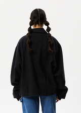Afends Unisex Oracle - Workwear Jacket - Black - Afends unisex oracle   workwear jacket   black   sustainable clothing   streetwear