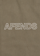 Afends Unisex Outline - Recycled Tote Bag - Beechwood - Afends unisex outline   recycled tote bag   beechwood   sustainable clothing   streetwear