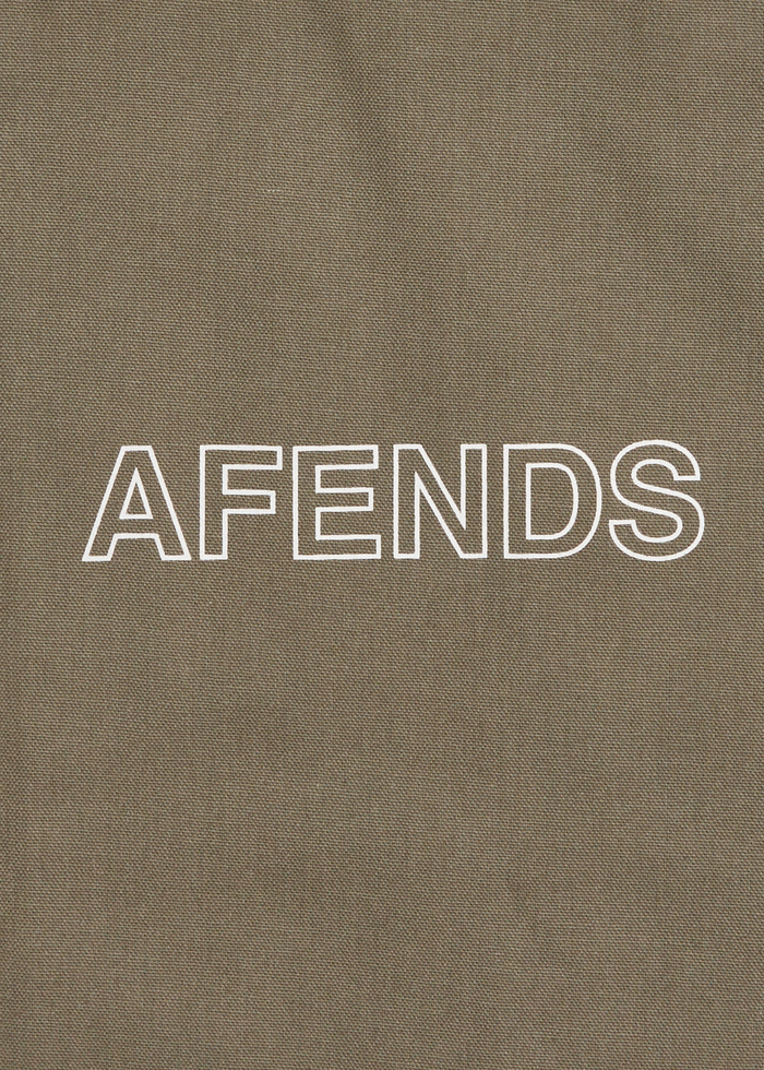 Afends Unisex Outline - Recycled Tote Bag - Beechwood - Sustainable Clothing - Streetwear