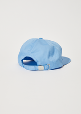 Afends Unisex Outline Recycled - Recycled 5 Panel Cap - Sky Blue - Afends unisex outline recycled   recycled 5 panel cap   sky blue   sustainable clothing   streetwear