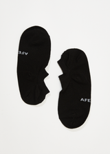 Afends Unisex Revolve - Hemp No Show Socks - Black - Afends unisex revolve   hemp no show socks   black   sustainable clothing   streetwear